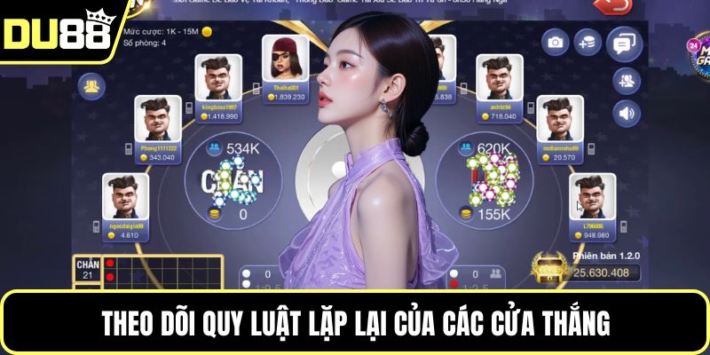 Theo dõi quy luật lặp lại của các cửa thắng